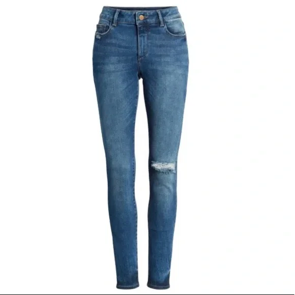 DL1961 Emma Ripped Skinny Jeans - Picture 4 of 6